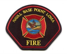 Listing image for Federal Fire San Diego Naval Base Point Loma USN Navy Patch California CA Red