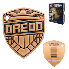 Listing image for Judge Dredd Badge Replica – 2000 AD Limited Edition Collectible Metal Merch