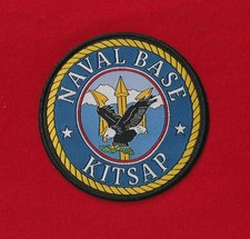Listing image for Vintage NAVAL BASE KITSAP Patch Bremerton Washington Navy SSN Nuclear Submarine