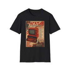 Listing image for Soviet Retro Arat 4 Computer Poster T-Shirt Vintage Russian Apple II Clone