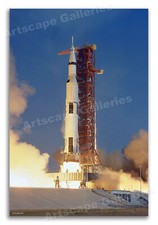 Listing image for Apollo 11 Rocket Launch at Kennedy Space Center NASA Poster - 16x24