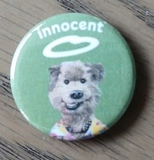 Listing image for Hacker T Dog Innocent Men Button Pin Badge 25mm / 1 inch