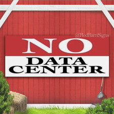 Listing image for No Data Center Indoor Outdoor Banner Sign with grommets