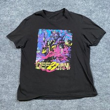 Listing image for DEF CON 27 Hacker Conference Graphic T-Shirt Black Cyberpunk Neon Women Large