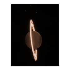 Listing image for NASA James Webb Space Telescope Saturns Rings Shine Planet Wall Art Poster Print
