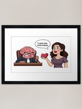 Listing image for Love In Courtroom. Framed Art Print Framed Wall Art Poster Canvas Print Picture