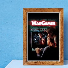 Listing image for WarGames War Games Hacker Techno-Thriller Film Movie A4 Poster Wall Art Print