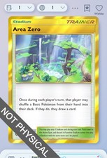 Listing image for Pokemon TCG Pocket - Area Zero with Gold Frame, English