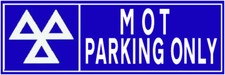 Listing image for MOT PARKING ONLY ≈ SIGN NOTICE garage fast fit tyre test centre testing station