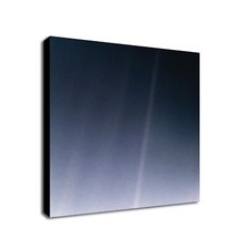 Listing image for Earth - Pale Blue Dot - NASA Voyager Wall Art - Framed Canvas Wall Art Print