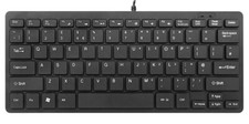 Listing image for Mini USB Black UK Qwerty Layout Keyboard Suitable For Windows & Mac New