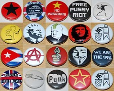 Listing image for ANARCHY, PUNK & REVOLUTION (Various Designs) Button Badge 25mm / 1 inch PROTEST