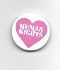 Listing image for Human Rights - Button Badge - 3.5cm dia. - UK FREEPOST