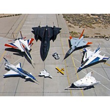 Listing image for NASA Research Aircraft Fleet Dryden Center Huge Wall Art Poster Print